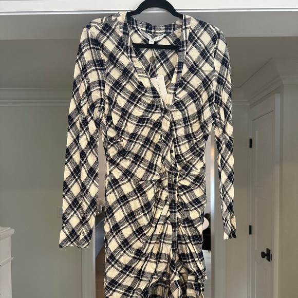 Veronica Beard Navy and Cream Rowe Dress - Size 12. NWT. - Picture 2 of 11